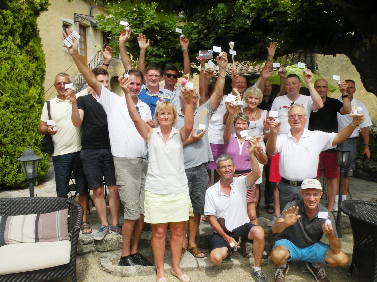 Participants à la salade Provençale