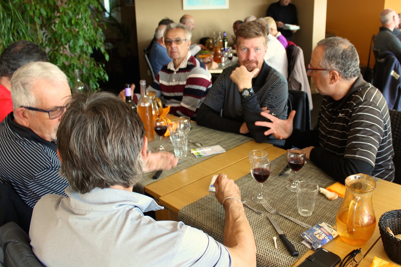 Convivialité après le Match