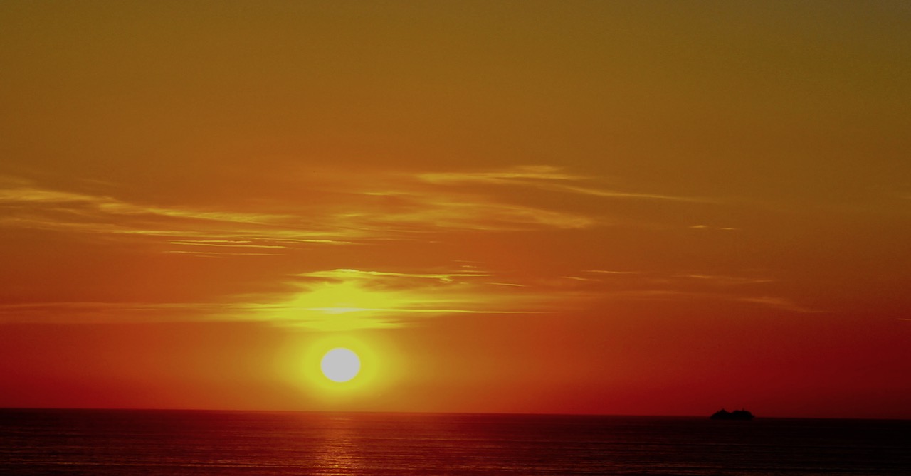 Coucher de soleil sur ANGLET