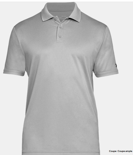 Under armour polo homme gris clair 1